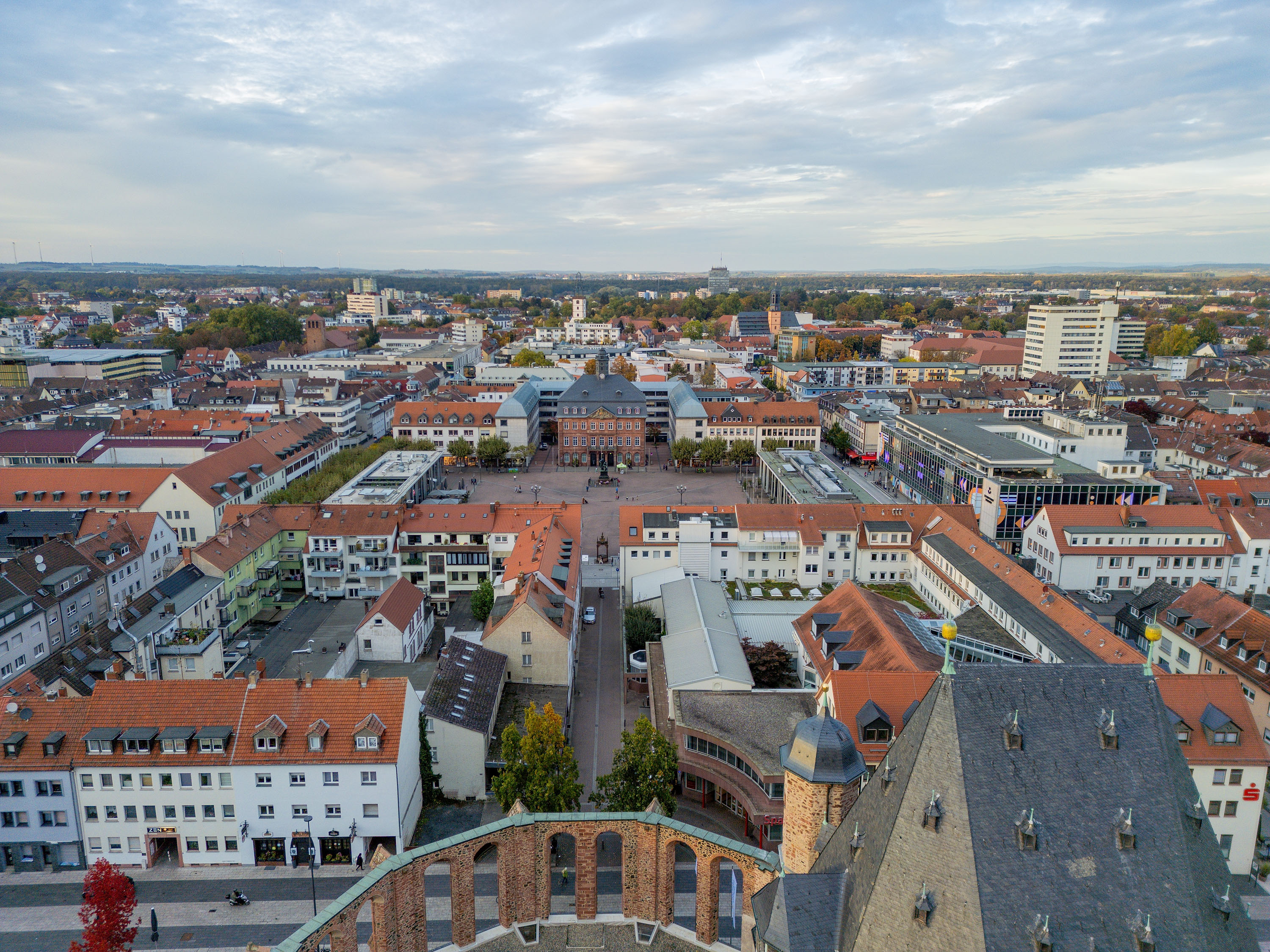 Drohnenbild Innenstadt