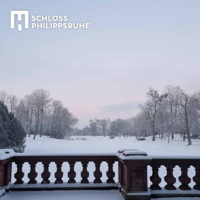 Philippsruher Schlosspark im Winter