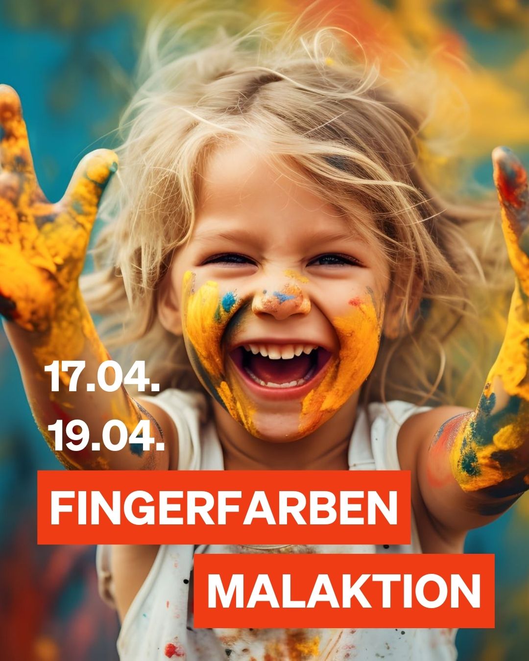 Fingerfarbenaktion