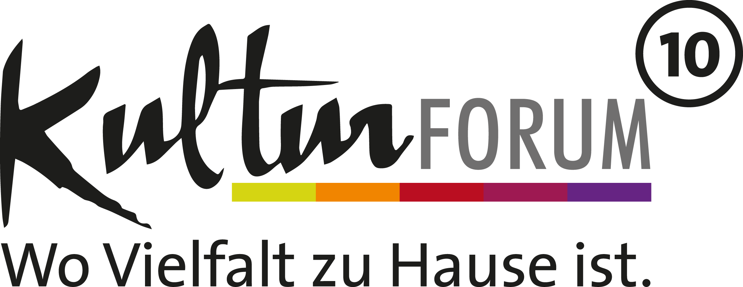 Logo 2025 Kulturforum Rgb 10 Jahre