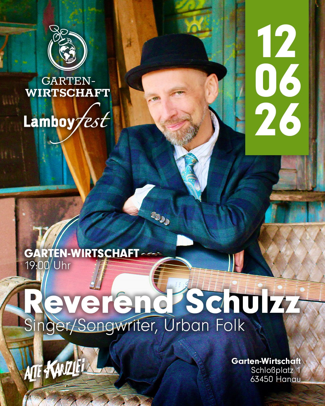 Gartenwirtschaft - Reverend Schulzz 12.06.2026
