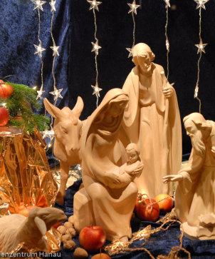 Weihnachtsmarkt Hanau 2006 Krippe