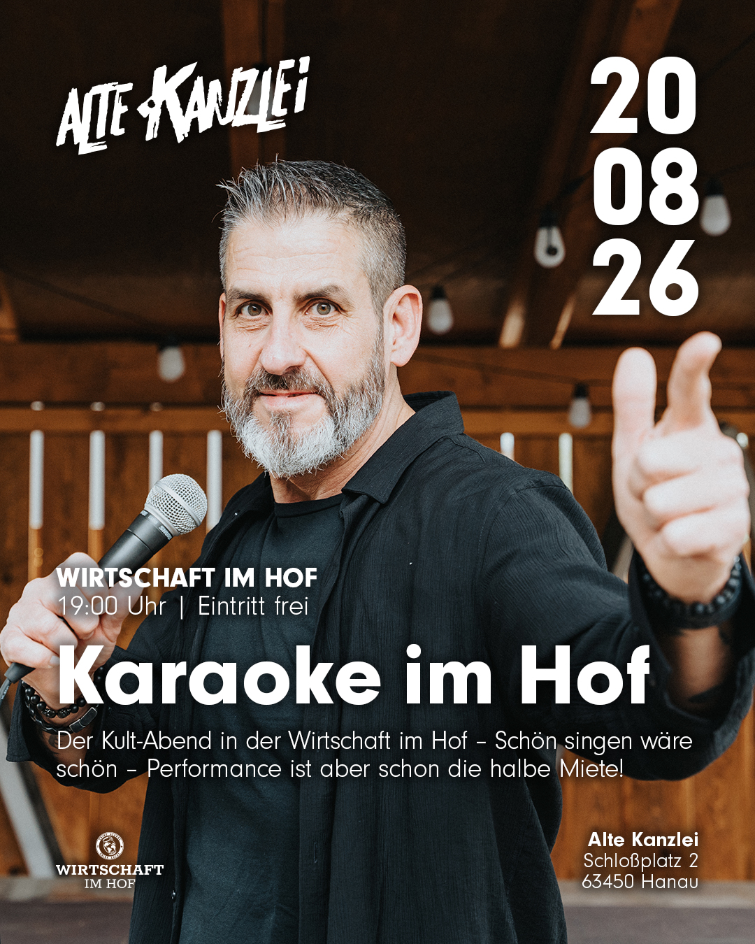Wirtschaft Im Hof Karaoke 20.08.2026