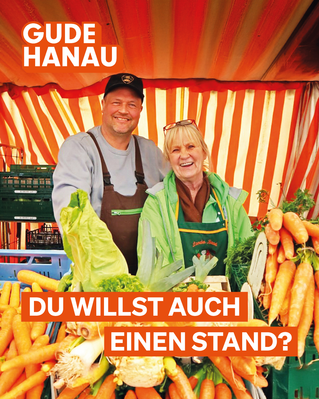 Hanauer Wochenmarkt für Marktbeschicker