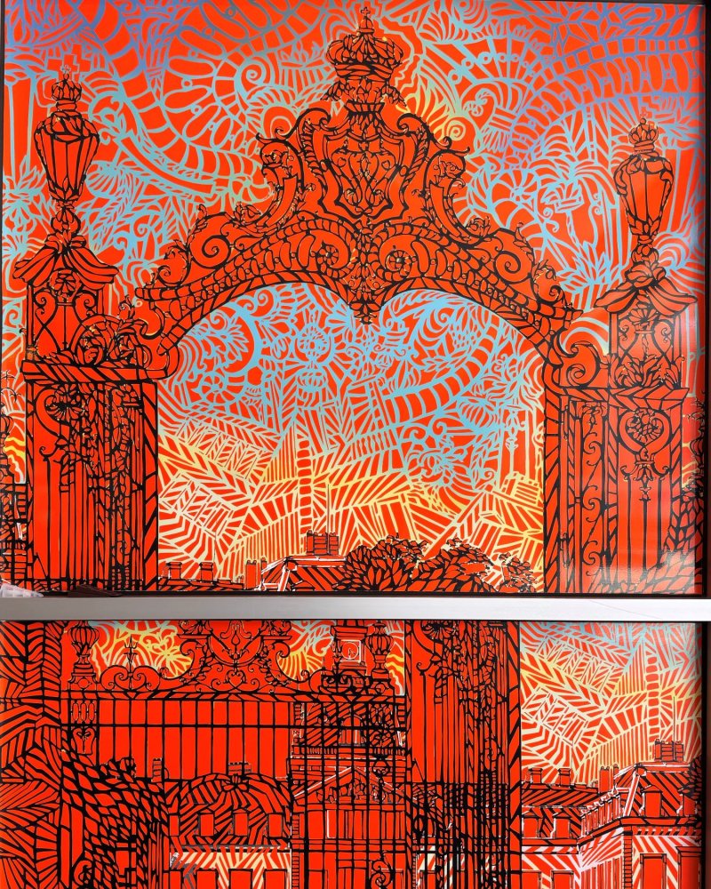 Stadthof Cutouts Orange
